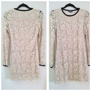 Gryphon Long sleeve lace dress Size M